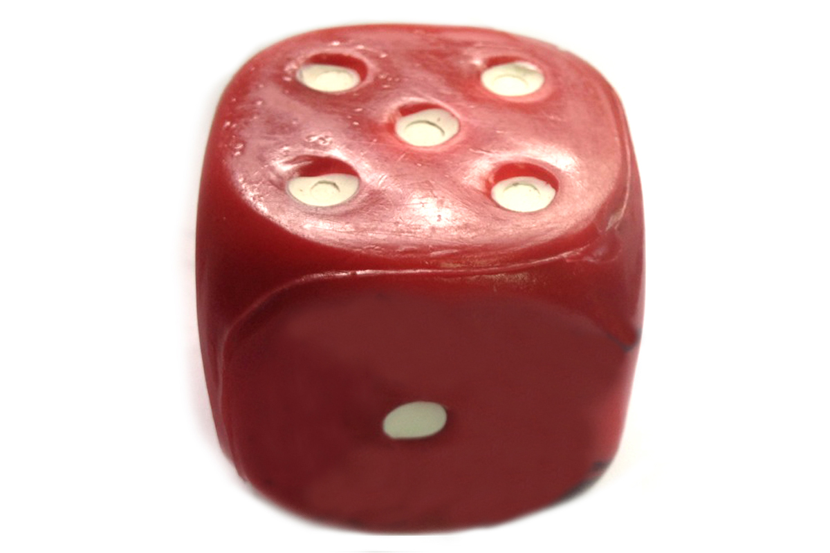 Shifter Knob Red Dice Style 5/16" - 24 Thread