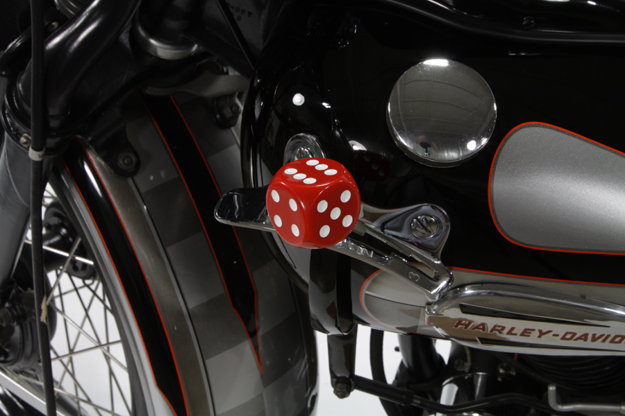Shifter Knob Red Dice Style 5/16" - 24 Thread