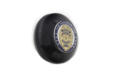 Police Badge Shifter Knob with Thin Blue Line Quote