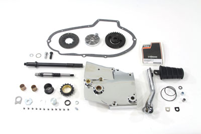 Polished Kick & Electric Conversion Kit for 1979 Harley XL