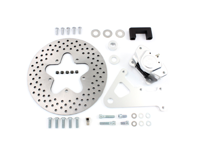 GMA Chrome FLT 1986-1999 Rear 2 Piston Caliper and 11-1/2" Disc Kit