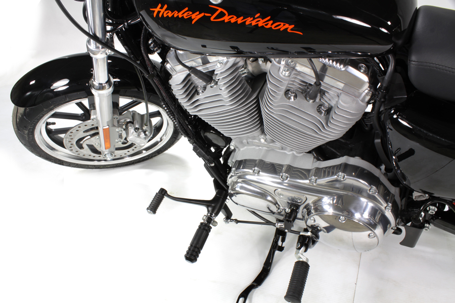 Black XL 2014-UP Sportster Forward Control Kit