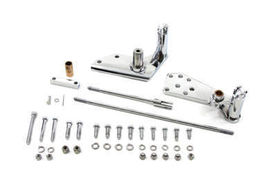 Chrome Forward Control 4 inch Extension Kit for 1986-1987 FXST