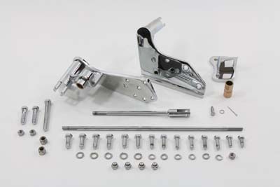 Chrome Forward Control 4 inch Extension Kit for FXST 1987-1999