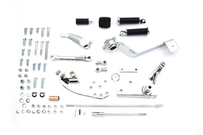 Chrome 4 inch Extended Forward Control Kit for 1986-EARLY 1987 FXST