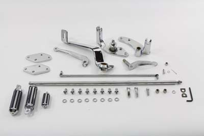 Chrome Extended Forward Control Kit for FXDWG 1991-2005 DYNA