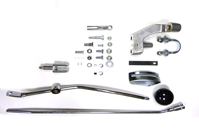 Police Shift Kit with Ratchet Top for 1952-1984 FL Big Twin