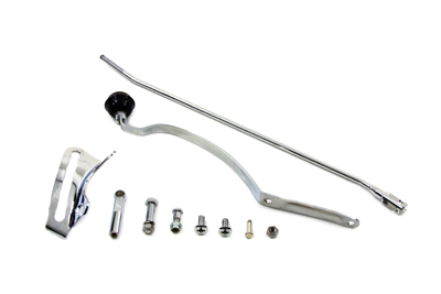 Ratchet Top Tank Shifter Control Kit Chrome for 1936-1946 Harley