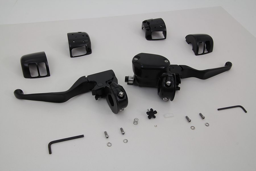 Handlebar Control Kit Black, 1/2" Bore Master for XL 2007-2013