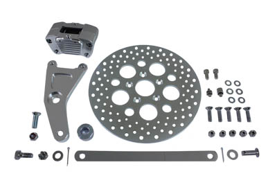 GMA Chrome Rear Caliper Conversion Kit and 11-1/2" Disc
