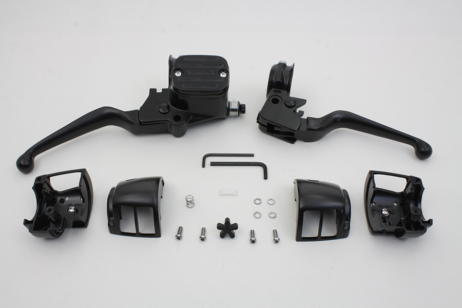 Contour Style Handlebar Control Kit Black, XL 1996-2003