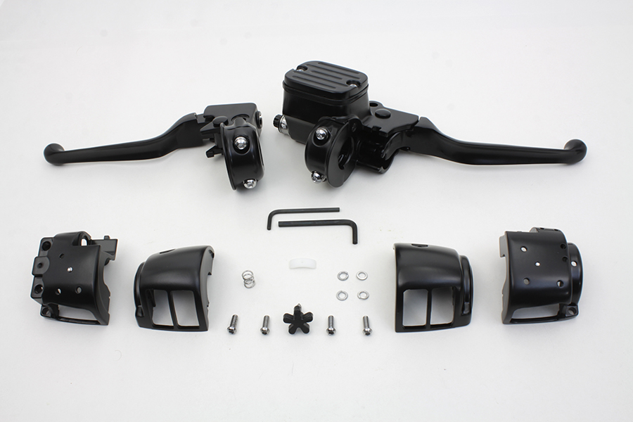 Contour Style Handlebar Control Kit Black, XL 1996-2003