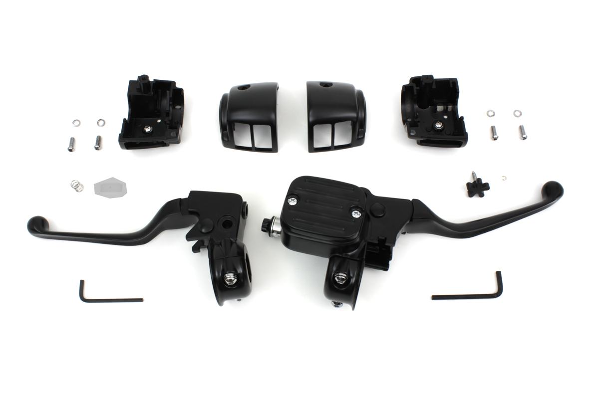 Contour Style Handlebar Control Kit Black for 1996-2006 Models