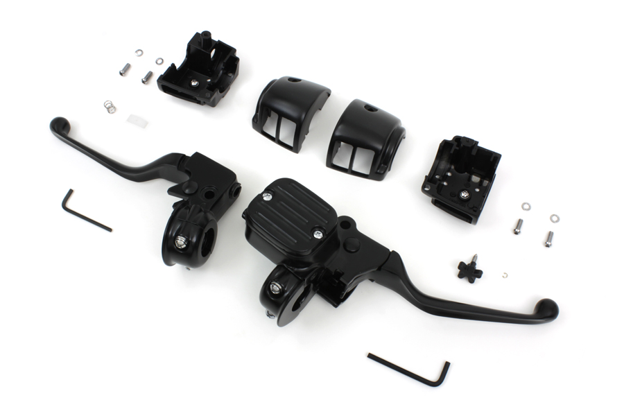 Contour Style Handlebar Control Kit Black for 1996-2006 Models