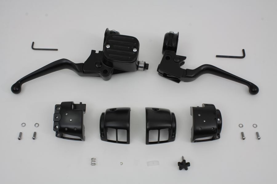 Contour Style Handlebar Control Kit Black for 1996-2006 Models