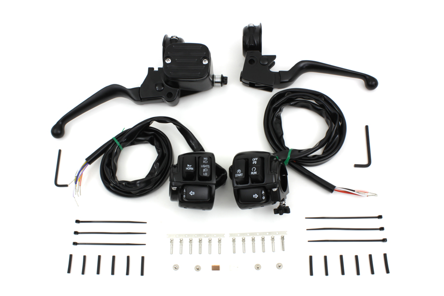 Handlebar Control Kit with Switches Black for 1996-2006 Models