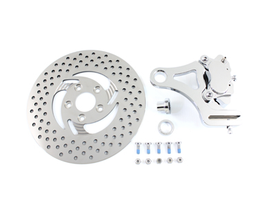 Chrome BILLET Razor Caliper and 11-1/2 Disc Kit for 1986-1999 ST