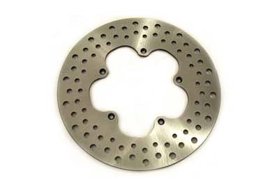 11.5 in. Drilled Front Brake Disc Clover Leaf Style XL & FX 1974-1977