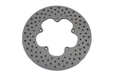 11.5 in. Drilled Front Brake Disc Clover Leaf Style for XL & FX 1974-7
