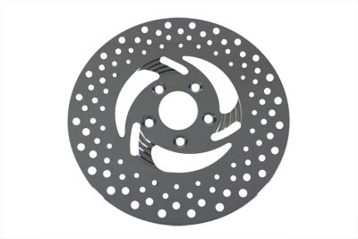 Polished Stainless Steel Rear Right 11.5 Razor Rotor for 1979-1999
