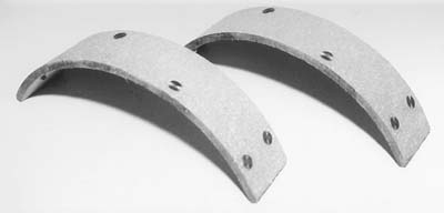 Rear Brake Linings w/ Rivet for 1938-1957 Harley Big Twins