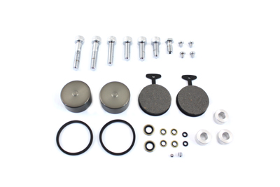 Rebuild Kit for Brake Caliper and Disc Set for Harley w/ Edart Caliper