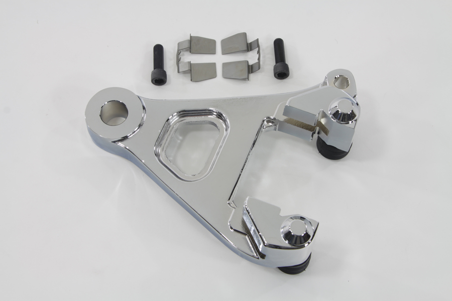 Rear Brake Caliper Bracket Chrome for Harley 1983-1986 FXST & FX