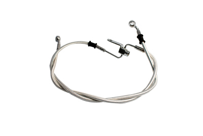 OE 2 in. Extended Stainless Steel Brake Line for FXST 2007-UP Harley