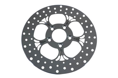 Dura Rear 5-Spoke Polished Stainless Rotor for 2000-up Big Twin