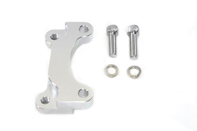 Chrome Front Brake Caliper Right Side Bracket for Harley 1986-1999 Big