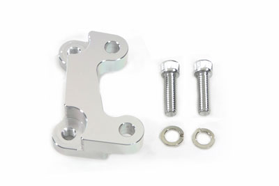 Chrome Front Brake Caliper Left Side Bracket for 2000-UP Big Twins