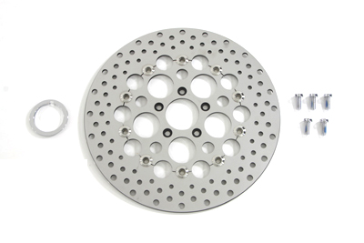 Front 13 inch Brake Disc with Drilled Holes for 1986-UP Big Twin