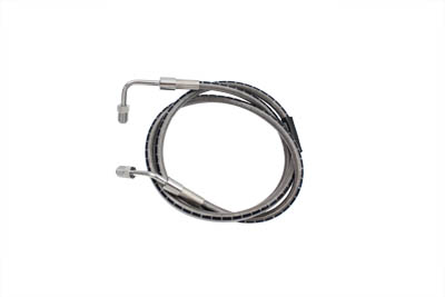 Stainless Steel 43-1/4 in. Front Brake Hose for XL 1974-77 Harley