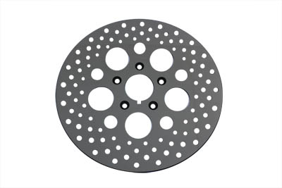 11.5 in. Polished Drilled Front Brake Disc for 1992-99 Big Twins & XL