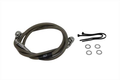 Russell Pro Swivel Brake Hose 50\" - Front for Harleys