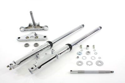 41mm Fork Kit w/ Chrome Sliders for XL 1982-UP Harley Sportster