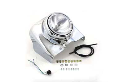 Chrome ABS Headlight Housing for 1980-1992 Harley Big Twin