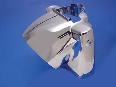 Chrome Headlamp Cowl Housing Set for Harley FLHR