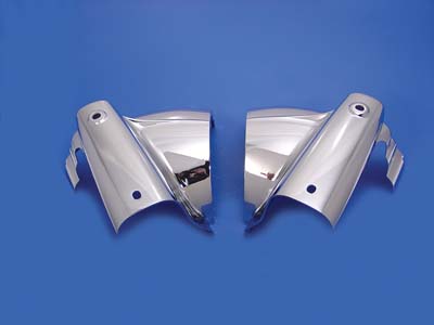 Chrome Headlamp Cowl Housing Set for Harley FLHR