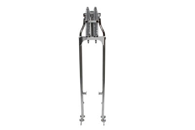 36-5/8" Chrome Spring Fork Kit Tapered Leg Style for Springers
