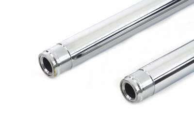 Chrome Fork Tube Set 8 in. Over Stock for 1984-99 FX Big Twins