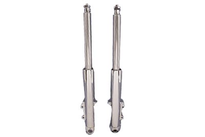 Chrome 41mm Fork Slider Assembly for 2000-up Harley FLT Touring
