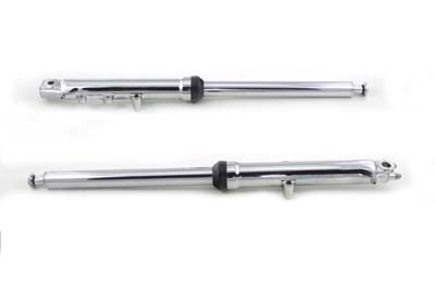 Chrome 41mm Fork Slider Assembly 2000-06 Harley FXST & FXDWG