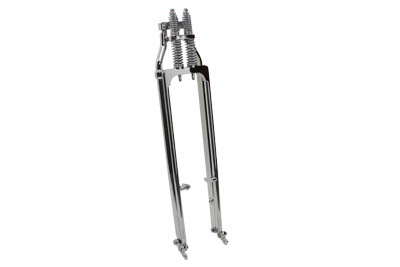 Chrome 34" Chopper Spring Fork Kit Tapered Leg