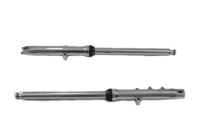 Chrome 41mm 2 in. Over Fork Slider Assembly for FXST 2000-2006 Harley