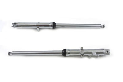Chrome 41mm 2 in. Over Fork Slider Assembly for FXST 2000-2006 Harley