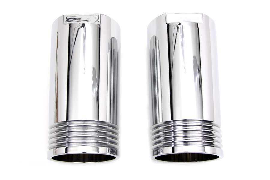 Fork Slider Cover Set Tapered Chrome for 1949-UP Big Twins