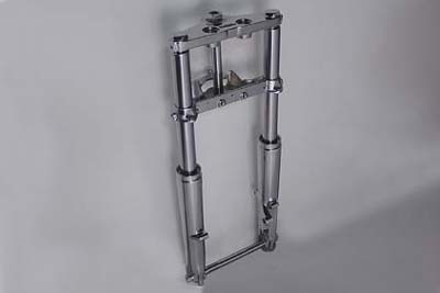 Chrome 41mm Fork Assembly Single Disc for FL 1973-1984