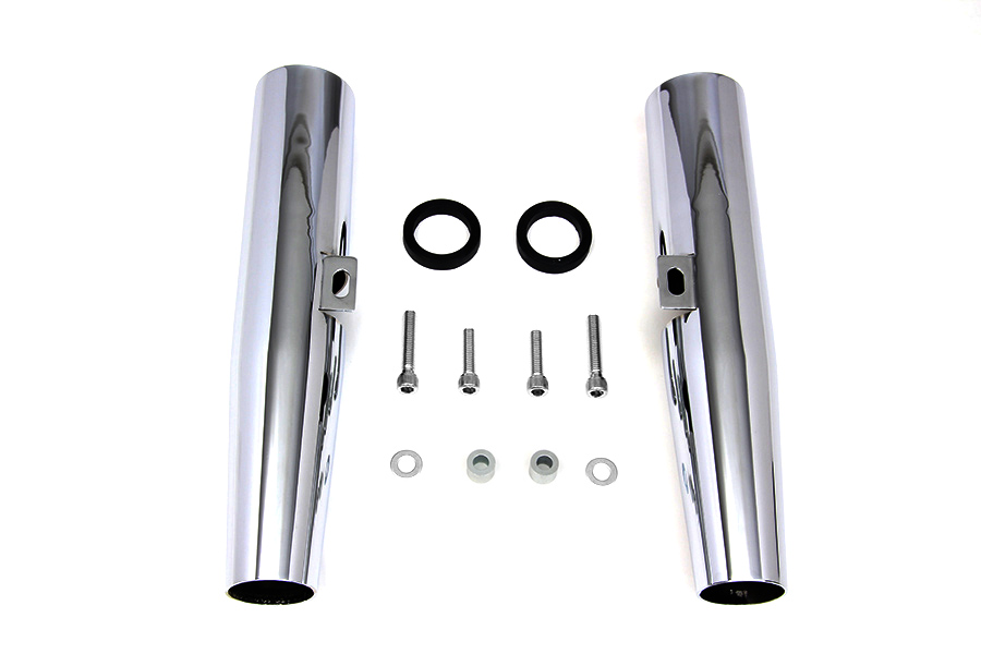 Chrome XL 2004-UP Sportsters 39mm Fork Shrouds