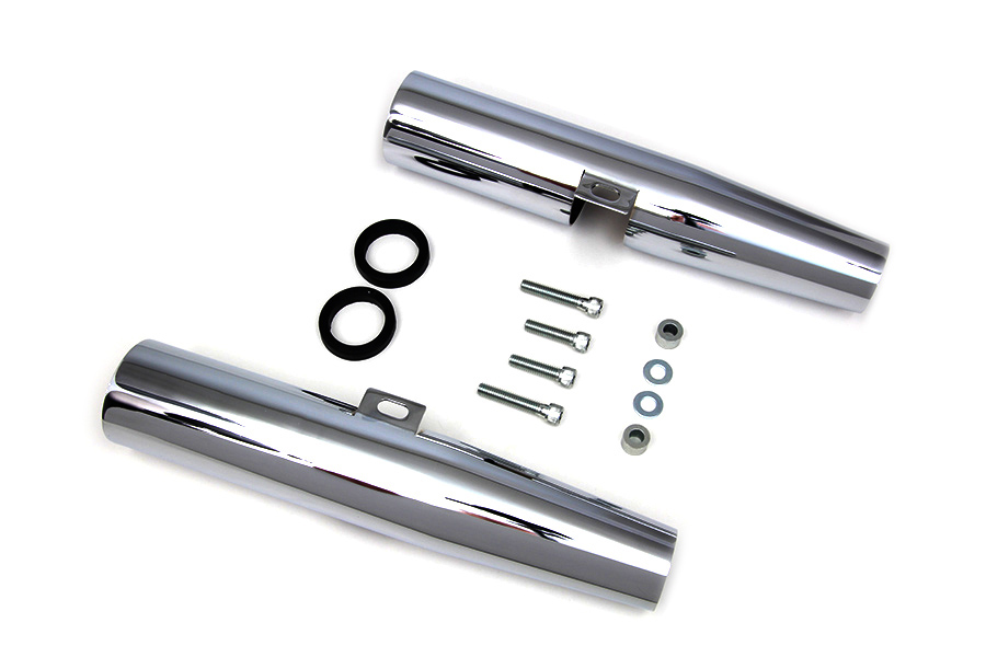 Chrome XL 2004-UP Sportsters 39mm Fork Shrouds